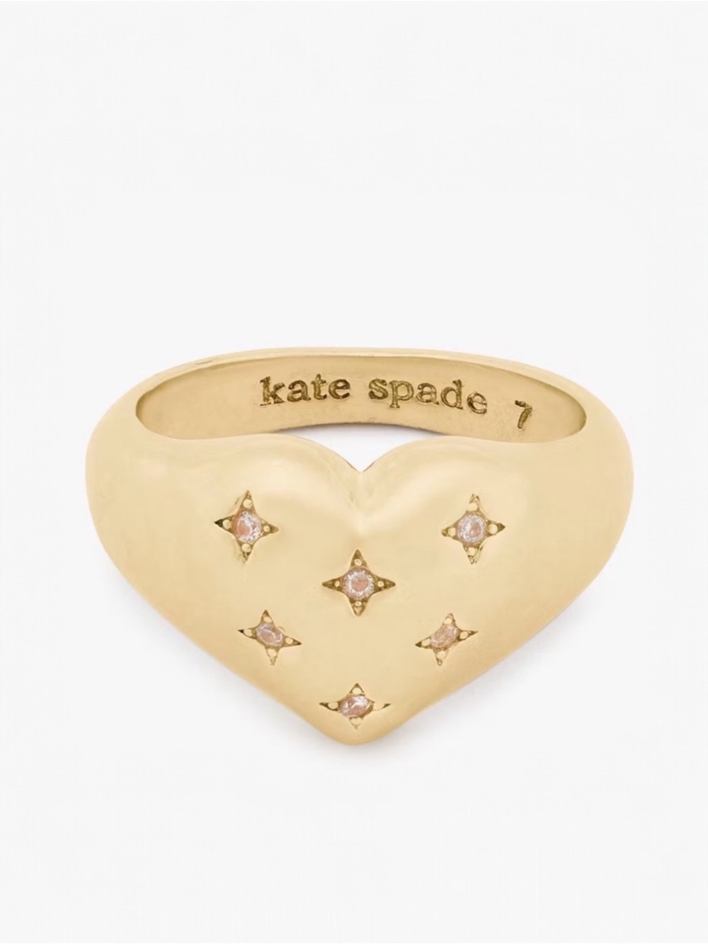 Kate Spade My Precious Heart Signet Ring.